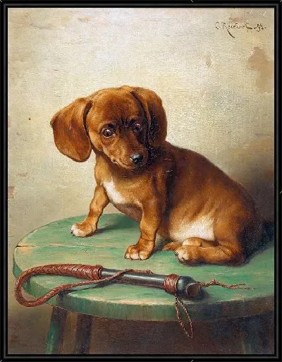 Картина Щенок таксы (1888)
