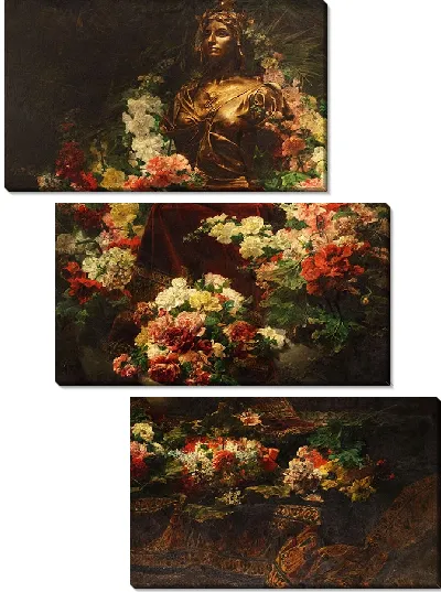 Картина День праздника (1882 г.)