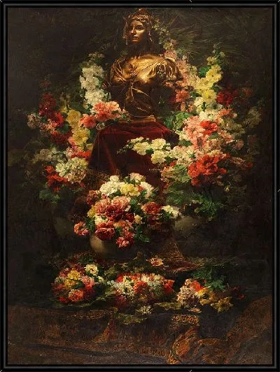 Картина День праздника (1882 г.)