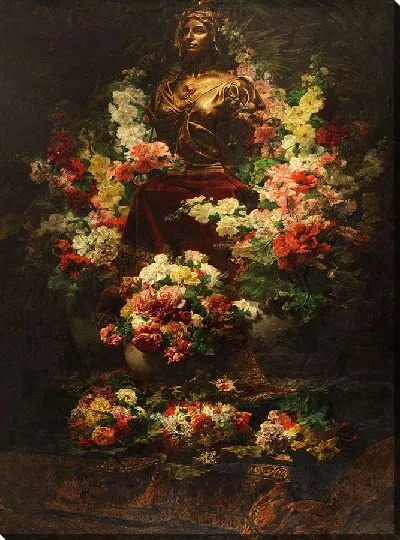 Картина День праздника (1882 г.)