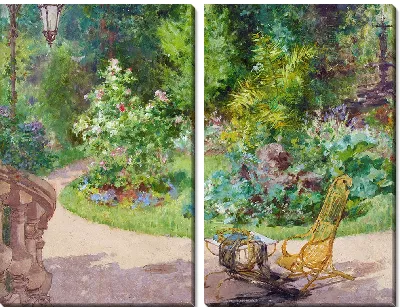 Картина Сад на авеню д'Эйлау (1885)