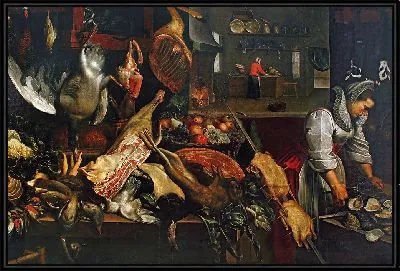 Интерьер кухни (ок. 1608 г.)