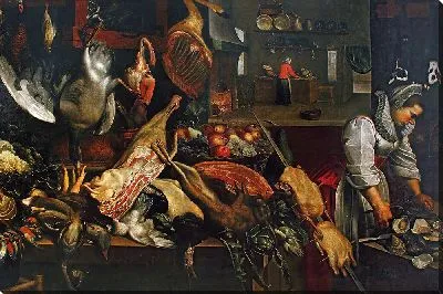 Интерьер кухни (ок. 1608 г.)