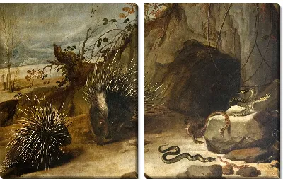 Картина Дикобразы и гадюки (ок. 1579-1657)