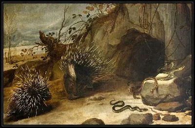 Картина Дикобразы и гадюки (ок. 1579-1657)