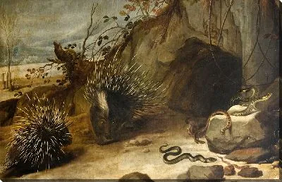 Картина Дикобразы и гадюки (ок. 1579-1657)