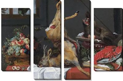 Картина Натюрморт с мертвым оленем (ок. 1650 г.)