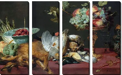 Натюрморт с мелкой дичью и фруктами (1600 – 1657)