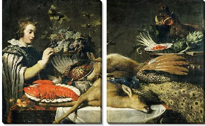 Картина Сцена в кладовой с пажом (вероятно, 1612 г.)