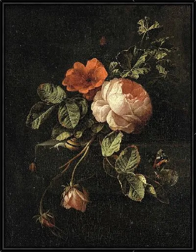 Картина Натюрморт с розами (1670 - 1708)
