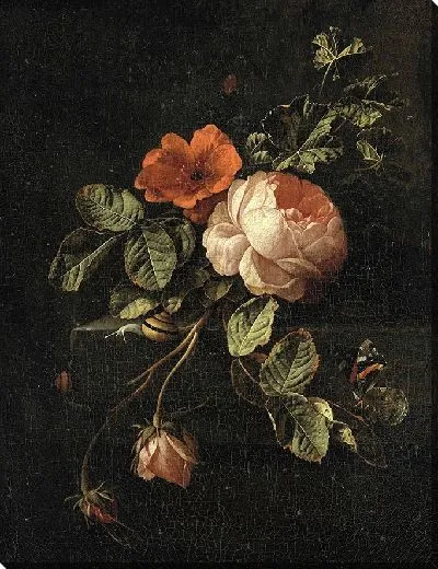 Картина Натюрморт с розами (1670 - 1708)