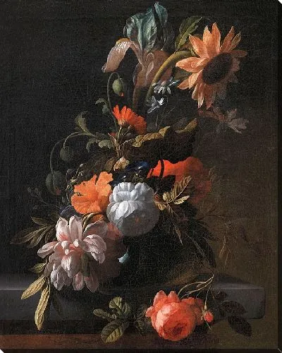 Картина Ваза с цветами (1672 – 1708)