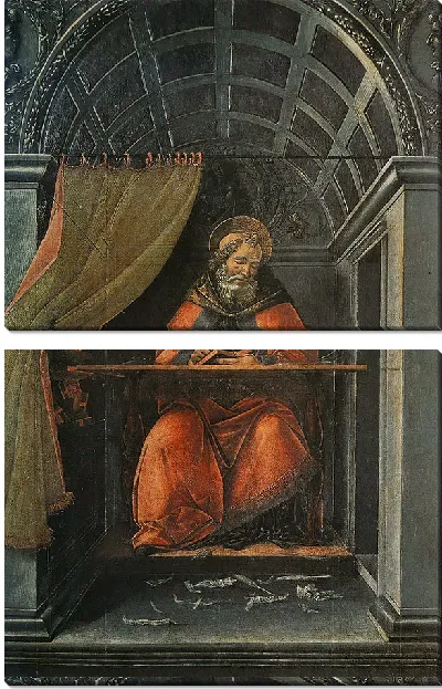 Картина Св. Огастинус в молитве (St. Augustinus in  prayer)