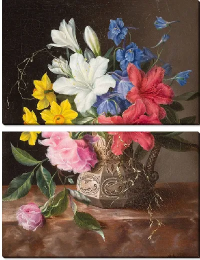Картина Цветочный натюрморт (1848)