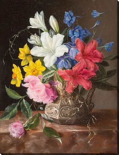 Картина Цветочный натюрморт (1848)