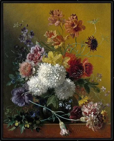 Картина Натюрморт с цветами (1820 - 1861)