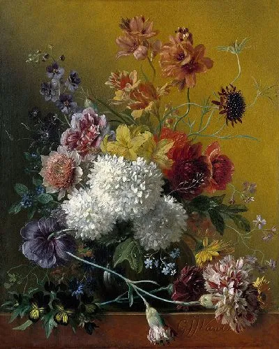 Картина Натюрморт с цветами (1820 - 1861)