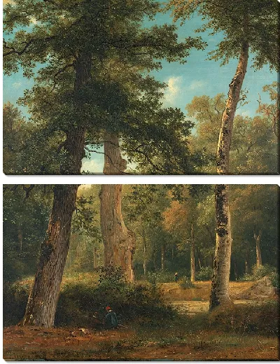 Картина Лес в Фонтенбло (1839)
