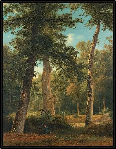 Картина Лес в Фонтенбло (1839)