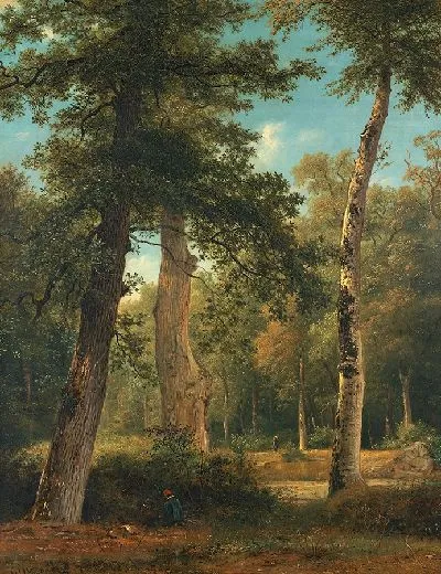 Картина Лес в Фонтенбло (1839)