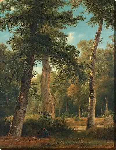 Картина Лес в Фонтенбло (1839)