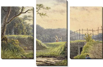 Картина Ландшап с Бругом (1792–1861)