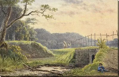 Картина Ландшап с Бругом (1792–1861)