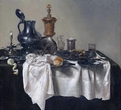 Картина Частьета с пирогом с начинкой (1635)