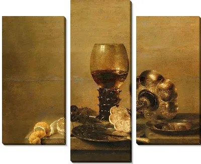 Натюрморт с разбитым стаканом (1642)