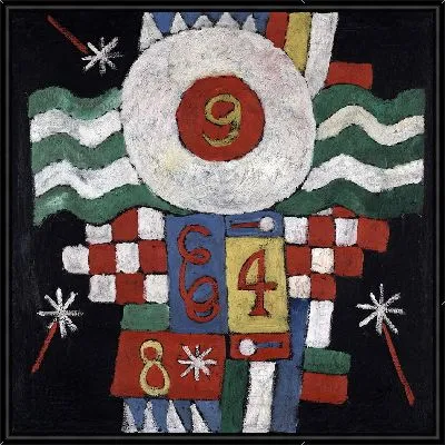 Коллекция цифр, рисунков и букв, увиденных мною в начале войны в Берлине – Военный характер (ок. 1915 г.)