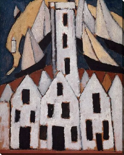 Картина Движение № 5, Дома Провинстауна (1916)