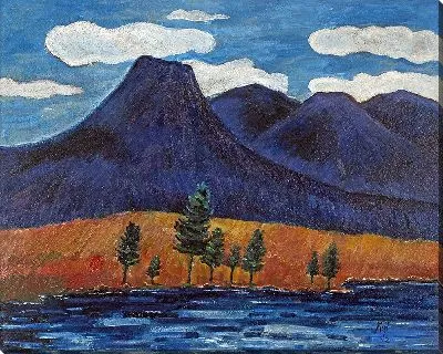 Картина Голубой пейзаж (1942)