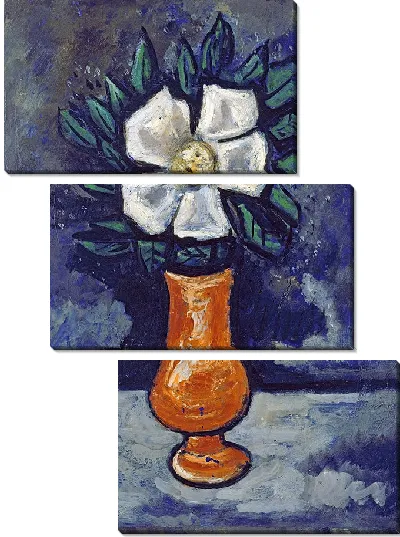 Картина Белый цветок (около 1917 г.)