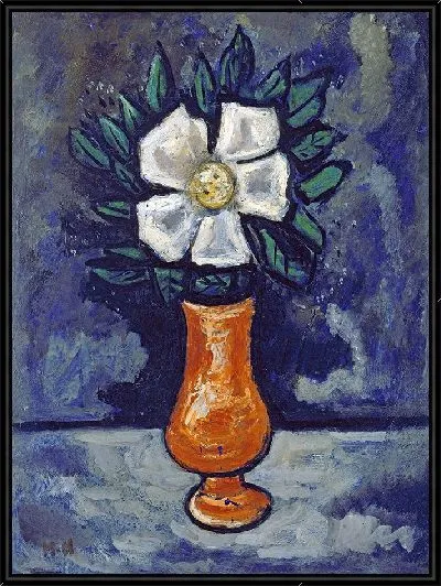 Картина Белый цветок (около 1917 г.)