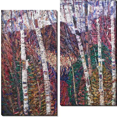 Картина Белые берёзы (ок. 1908)