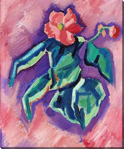 Картина Розовые бегонии (1928-1929)