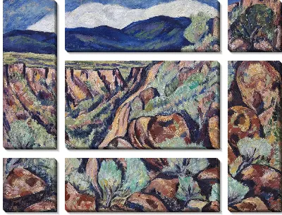 Картина Пейзаж, Нью-Мексико (1919 и 1920)