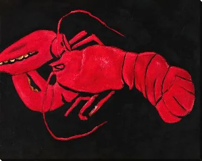 Картина Омар на черном фоне (1940-1941)