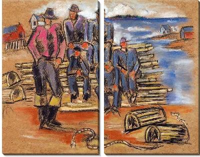 Картина Этюд к «Ловцов Омаров» (1940)