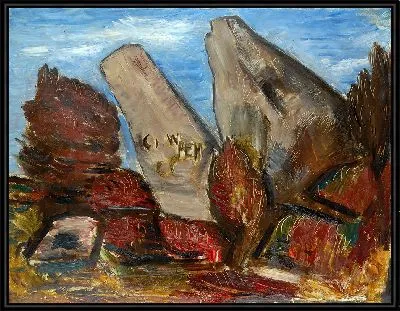 Картина Челюсть кита, Догтаун Коммон, Кейп-Энн, Массачусетс (1934)