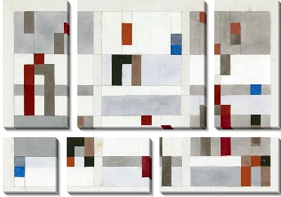 Вертикально-горизонтальная композиция (1928)