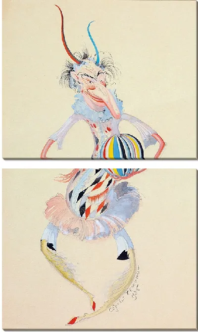 Картина Эскиз костюма шута №1 (1935)