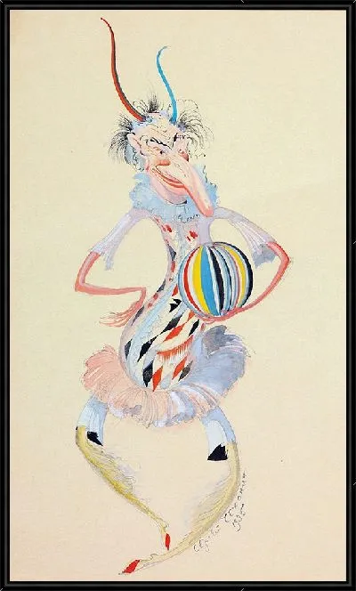 Картина Эскиз костюма шута №1 (1935)