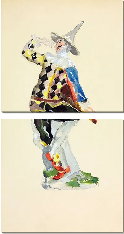 Картина Эскиз костюма шута №2 (1935)