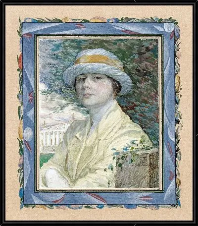 Портрет госпожи К. Ворахновской в ​​Останкинском дворце