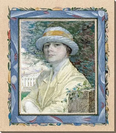 Портрет госпожи К. Ворахновской в ​​Останкинском дворце