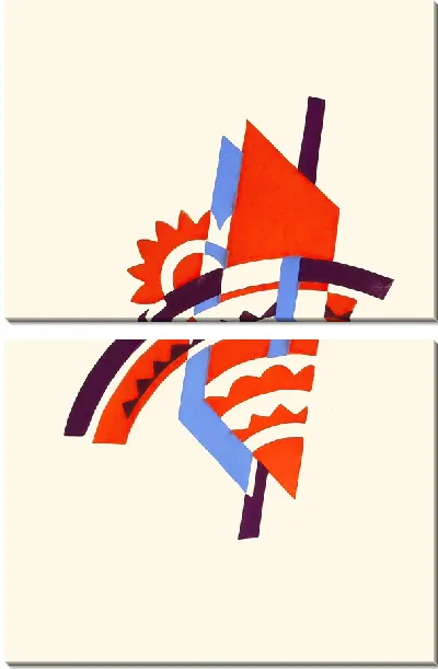 Картина Цветы, текст и двадцать шесть цветных пластин, табл. №2