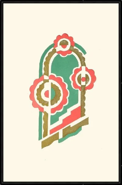 Картина Цветы, текст и двадцать шесть цветных пластин, табл. №4