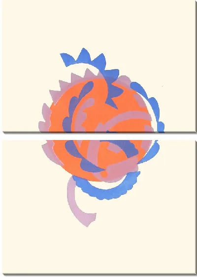 Картина Цветы, текст и двадцать шесть цветных пластин, табл. №7