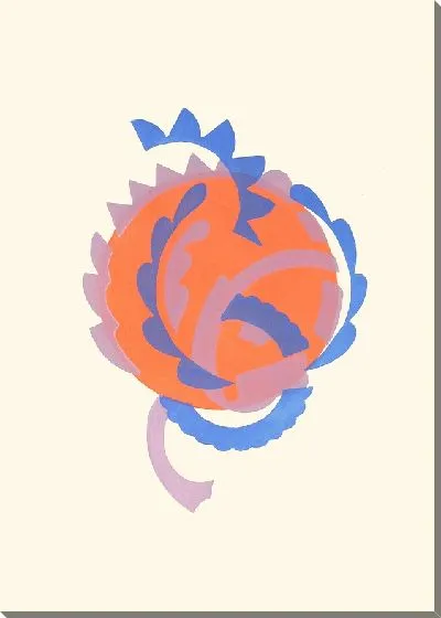 Картина Цветы, текст и двадцать шесть цветных пластин, табл. №7